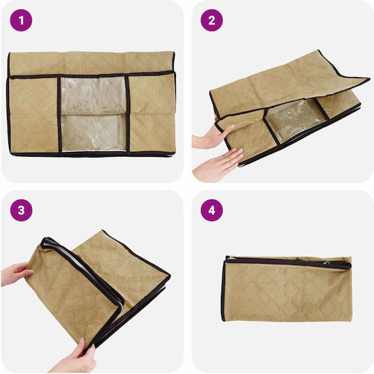 vidaXL vidaXL Stoff-Kleideraufbewahrungsbox 60x43x35cm