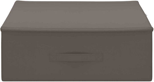 vidaXL Stoff Kleideraufbewahrung Box in Grau Farbe 90x48x15cm