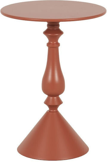 Măsuță auxiliară Lalou L40xW40xH55cm. Terracotta