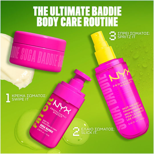 NYX Professional Makeup Fat Oil Körpernebel Suga Baddie 80ml