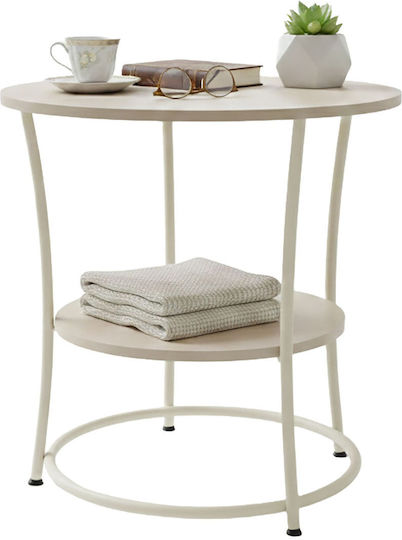 Βοηθητικό Τραπεζάκι Cream/light Brown Βοηθητικό Τραπεζάκι Cream/light Brown