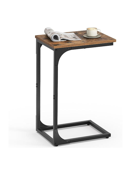 Странична Маса Дървена Rustic Кафяв М40xШ30xВ62см
