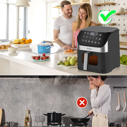 Kraft & Dele Air Fryer 6lt Grey KD4108