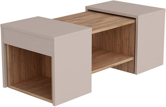 Κεντρικό Τραπεζάκι Sartos Pine-beige