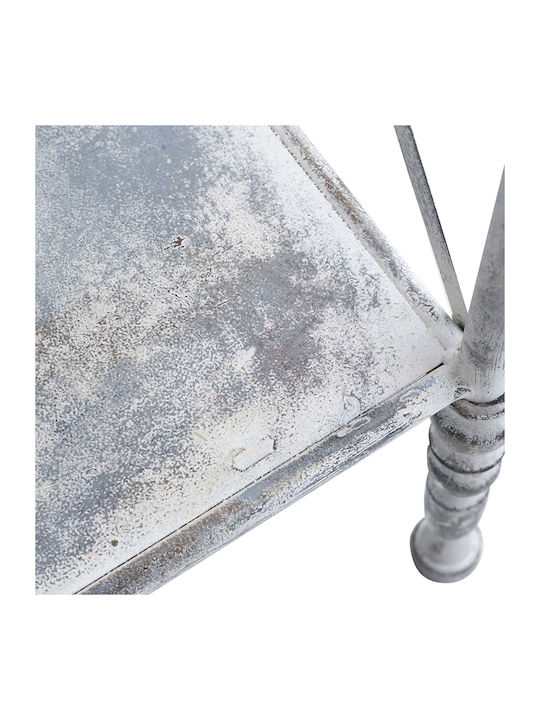 Bücherregal Vector Weiß Patina 64.7x43x204.4cm