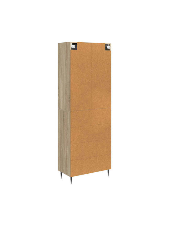 Βιβλιοθήκες Μπεζ (2τμχ) 66x34.5x90εκ.