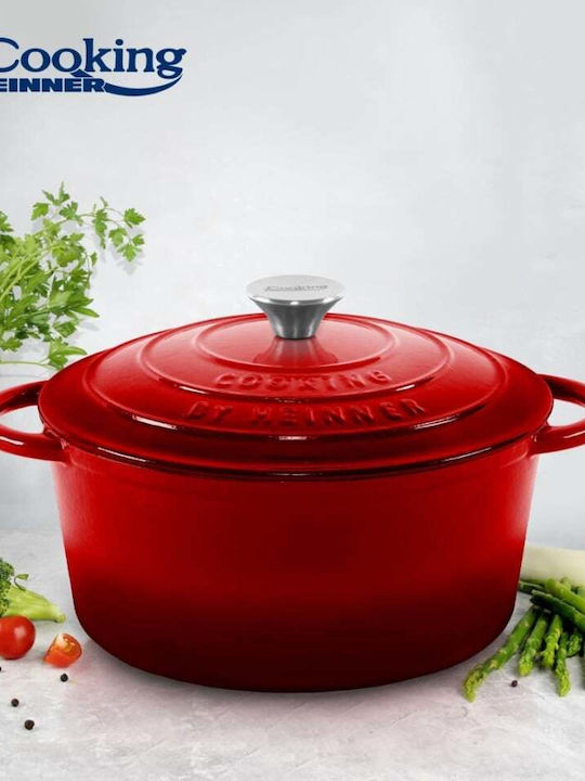 Heinner Гастра Кръгла Чугунена 26x12см 4.8л