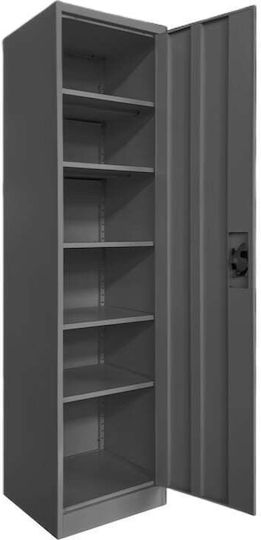 Einzeltür Außenschrank Koya Metallisch 45x50x180cm Einzeltür Außenschrank Koya Metallisch 45x50x180cm