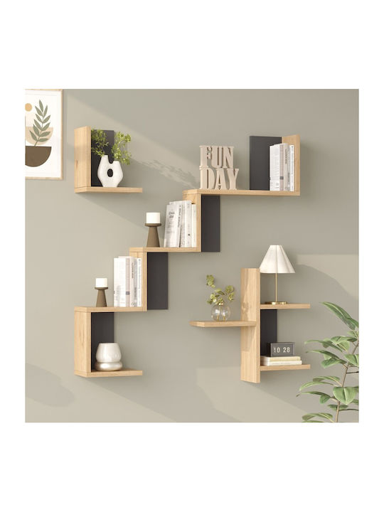Wall Shelf Verso Oak 99.4x14.5x103cm