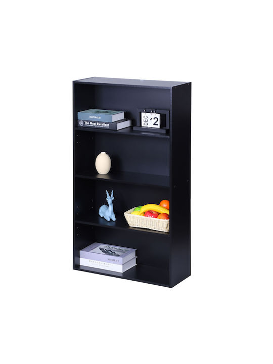 Βιβλιοθήκη Black 60x24x108εκ.