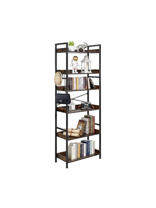 Brown Bookcase 30x65x175cm