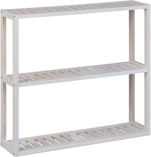 Стенен Рафт Бял 60x15x54см Стенен Рафт Бял 60x15x54см