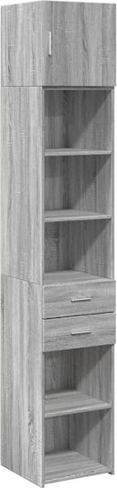 Bookcase 40x42.5x225cm Brown Bookcase 40x42.5x225cm Brown