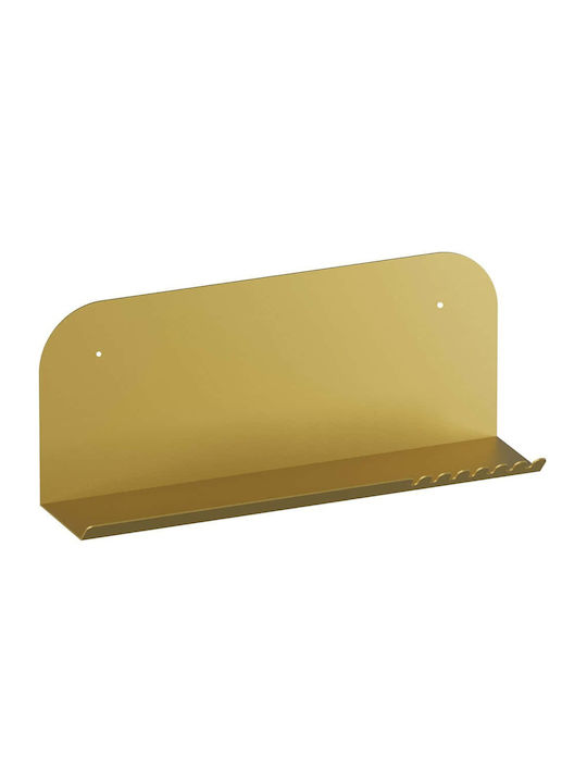 Shelf Wall Long Gold 55x12x23cm