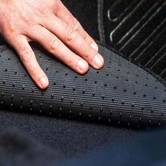 Michelin Satz Vorder- und Hintermatten Universal 4Stück aus Teppichboden Schwarz