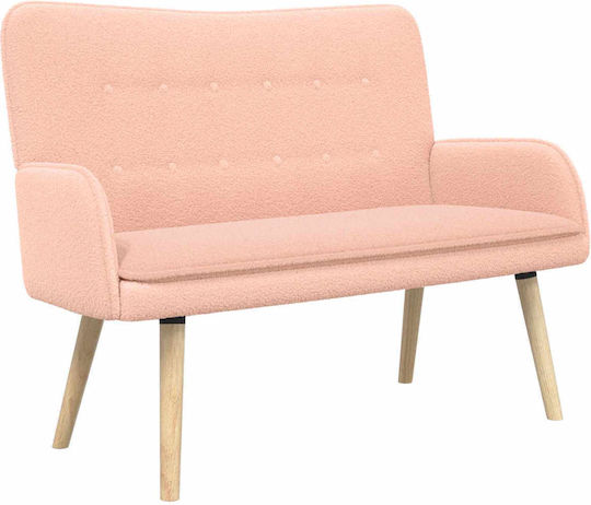 Doppelsitzer Sofa Rosa 115x61x87cm
