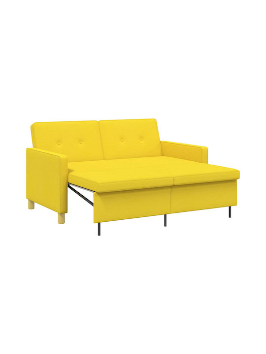 Ecksofa Schlafsofa Gelb 154x94.5x80.5cm