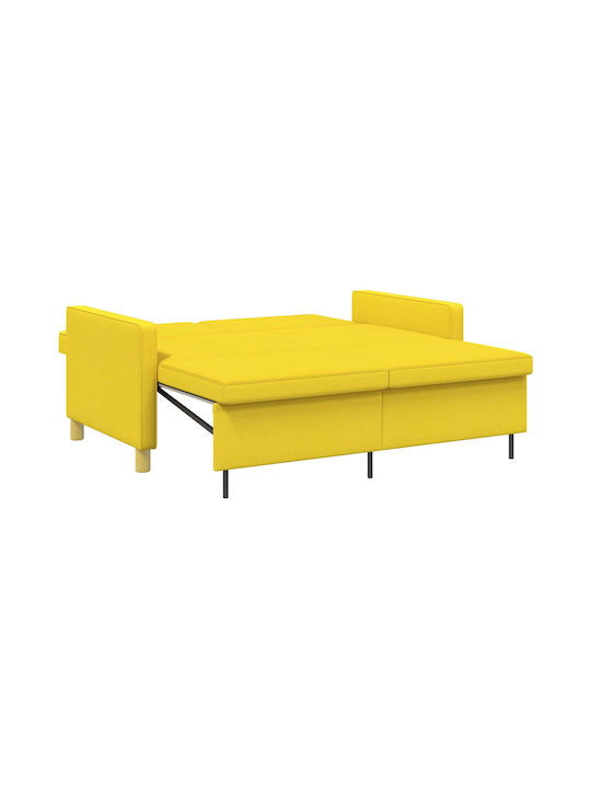Ecksofa Schlafsofa Gelb 154x94.5x80.5cm