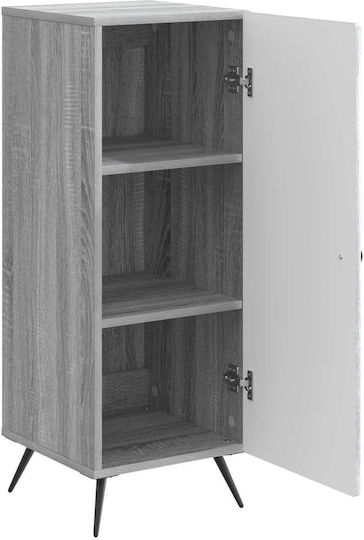 Bufet Din Lemn cu Sertare Gri 33x34.5x90cm