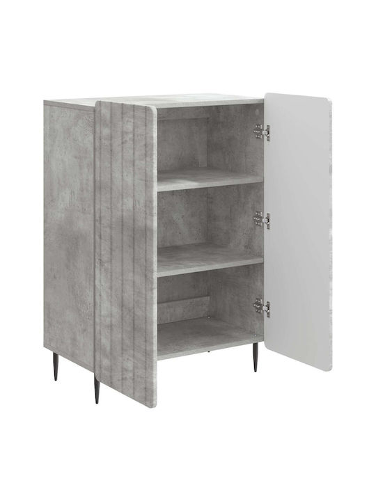 Bufet Din Lemn Gri Beton 66x34.5x92cm
