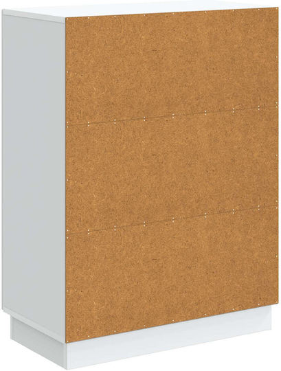 Bufet Din Lemn cu Sertare Alb 66x34.5x87cm