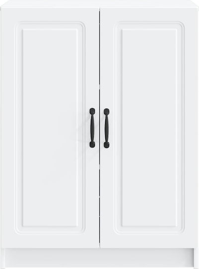 Holzsideboard Weiß 66x34.5x87cm