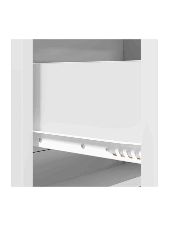 Bufet Din Lemn cu Sertare Alb 66x34.5x92cm