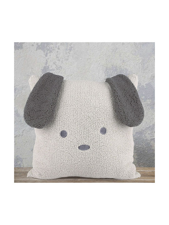 Nima Διακοσμητικό Μαξιλάρι Κούνιας Woof Nima Λευκό 40x40cm