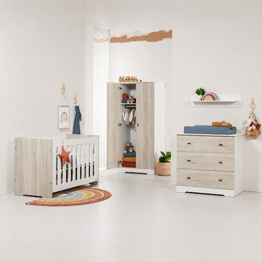 Kidscom Σετ Βρεφικού Δωματίου με Κρεβάτι & Συρταριέρα