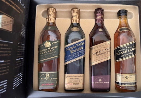 Johnnie Walker Σετ Μινιατούρες Ποτών Collection 4τμχ 200ml