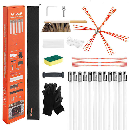 Vevor Metallic Chimney Cleaning Brush Square