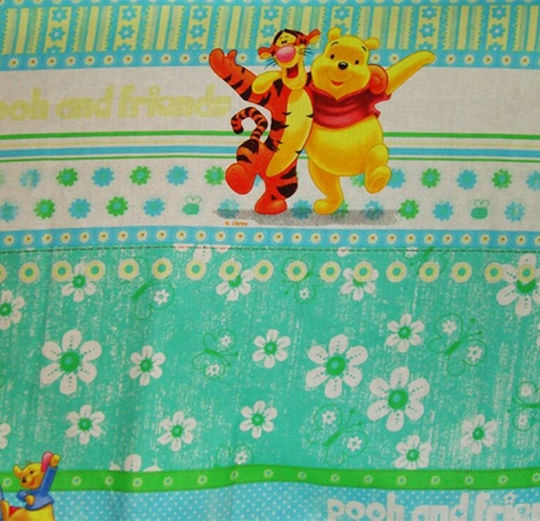 Disney Perdea pentru Copii Honeybay 41 Green cu Bretele Verde 140x290buc