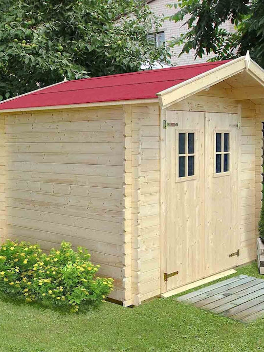 Hölzernes Gartenhaus M1.96xB2.46xH2.38m