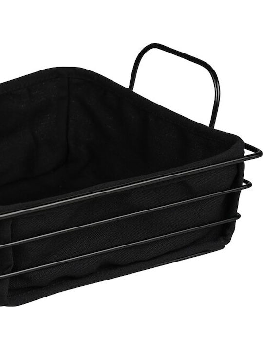 Kesper Obstschale Metallisch Schwarz 25x22x11.5cm