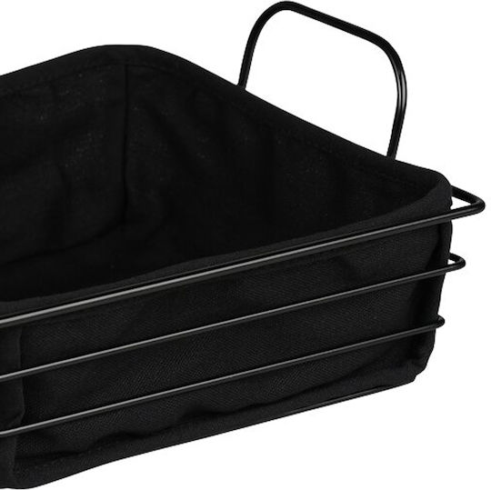 Kesper Obstschale Metallisch Schwarz 25x22x11.5cm
