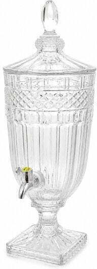JK Home Decoration Distribuitor de băuturi De sticlă cu robinet 3.5lt
