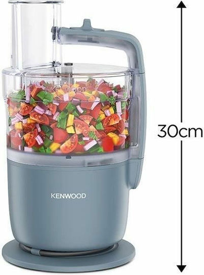 Kenwood Multi Pro Go Food Processor 900W with 1.3L Bowl Gray