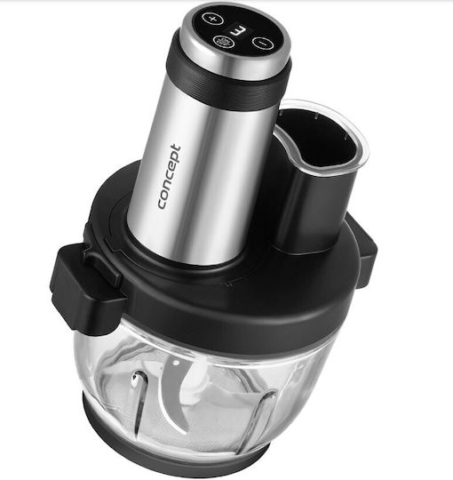Concept Multifunctional Food Processor 350W with Bowl Capacity 2L and Blender Jug Capacity Black