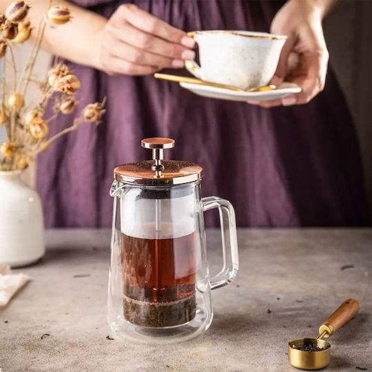 Klausberg Καφετιέρα Φίλτρου Χειρός Ανοξείδωτη Μπρονζέ 350ml