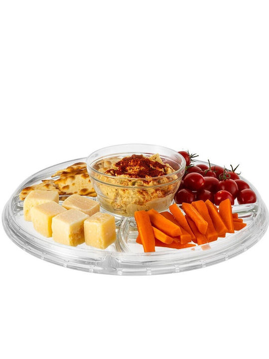 Borgonovo Palladio Cake Stand Transparent 31x31cm