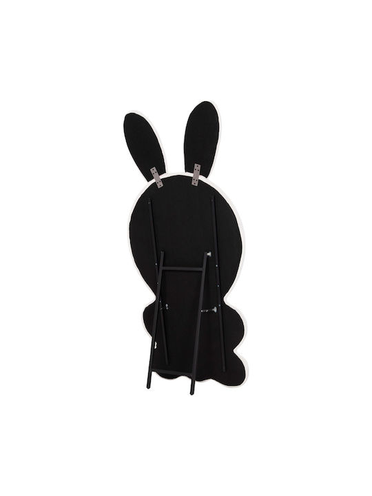 Oglindă de Podea pentru Copii Fb94489.01 MDF Roz & Alb-Negru Suport 80x162cm