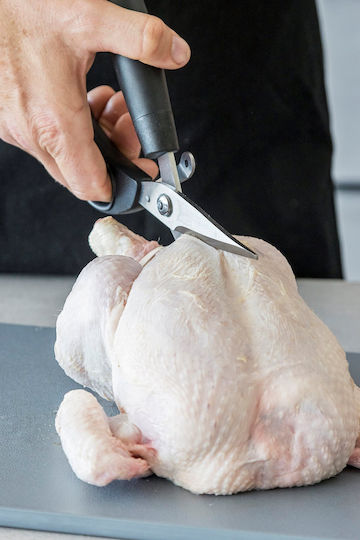 Kitchen Craft Ψαλίδι Πουλερικών 24cm Μαύρο