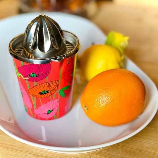 Pylones Tischpresse Zitrone / Orange / Limette aus Edelstahl in Gelb Farbe