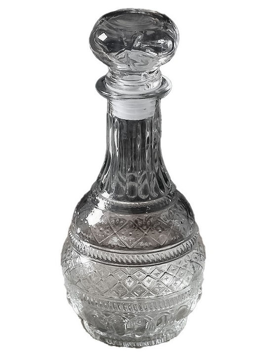 Espiel Sticlă de sticlă transparentă Sticlă Carafă de Servire 24buc cu Dop Transparentă 500ml 1buc