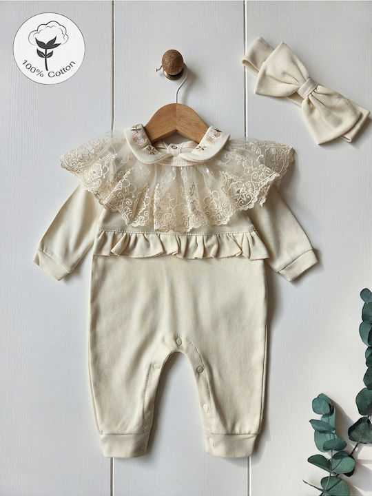 SteweHome Baby-Strampler Beige