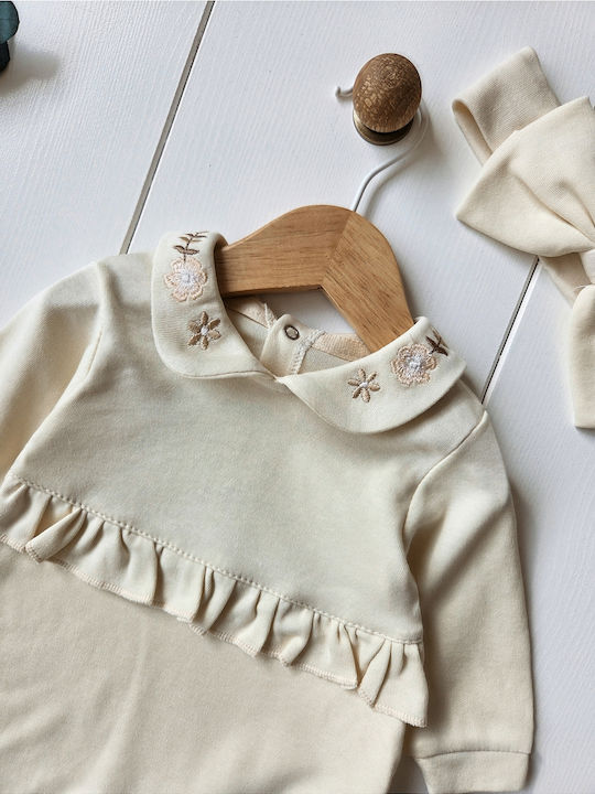 SteweHome Beiger Baby-Strampler