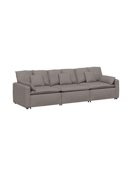 Dreisitzer Sofa Tabac Braun 324x105x64cm