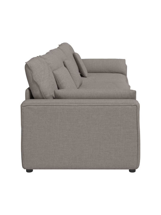 Dreisitzer Sofa Tabac Braun 324x105x64cm