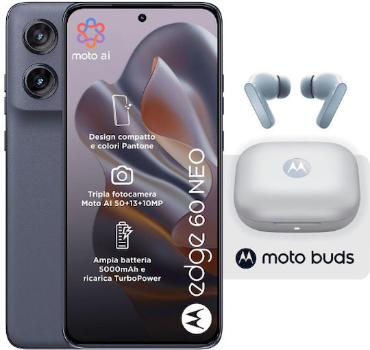 Motorola Edge 60 Neo With Moto Buds 5G (8/256GB) PANTONE Grisaille