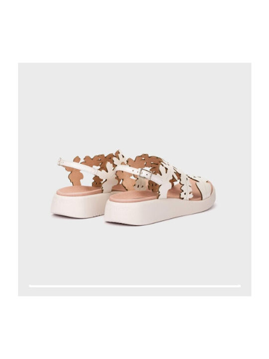 Women's Flat Sandals White